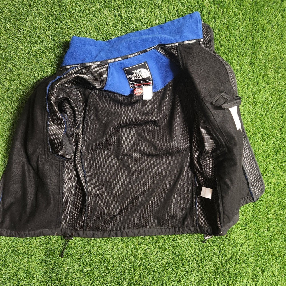 The North Face Summit Series Windstopper Fleece Jacket Mens Blue Black Full Zip - Picture 7 of 10